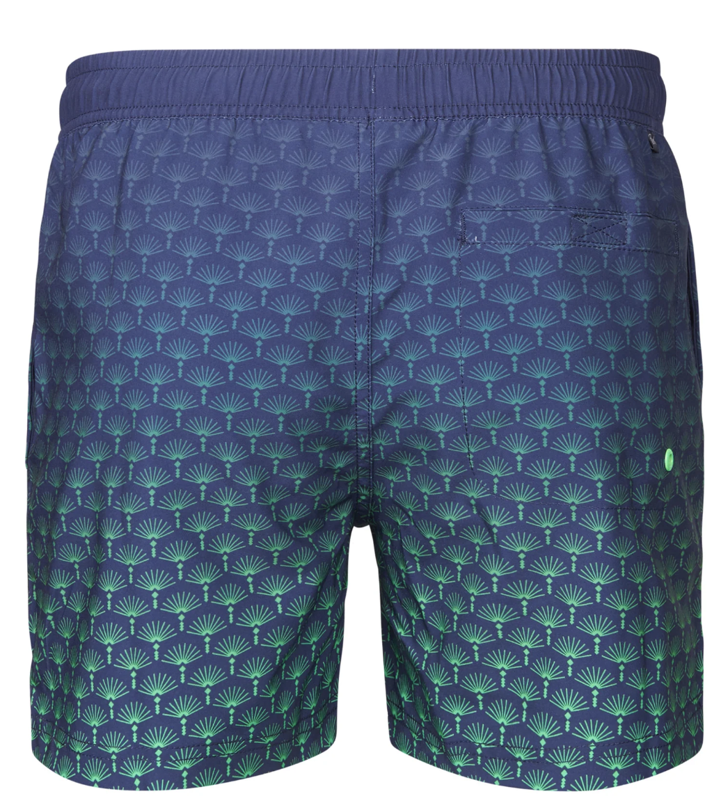 Petrol Industries Herren Badehose in Navy mit allover Palmen in grün Petrol Industries Herren Badehose in Navy mit allover Palmen in grün