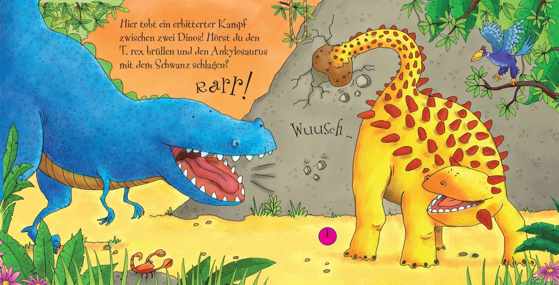 9781789412970_spread_image Usborne Hörst du das? Die Dinosaurier