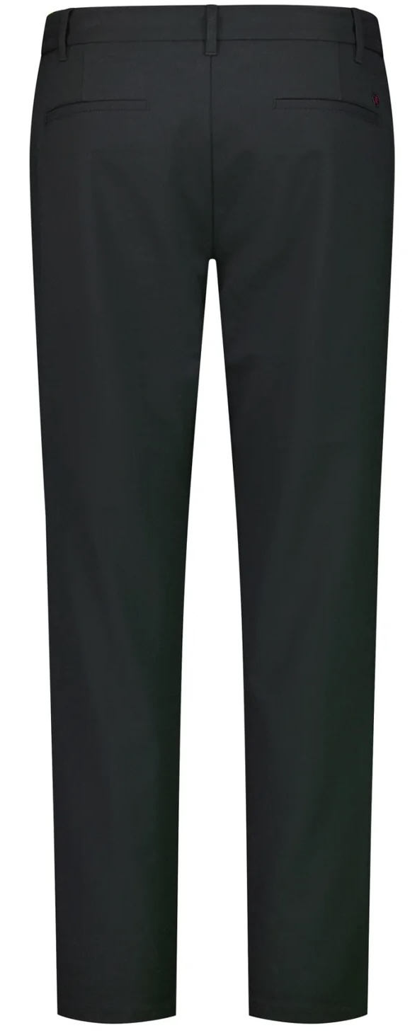 Herren Stretch Twill Chino Hose in Schwarz