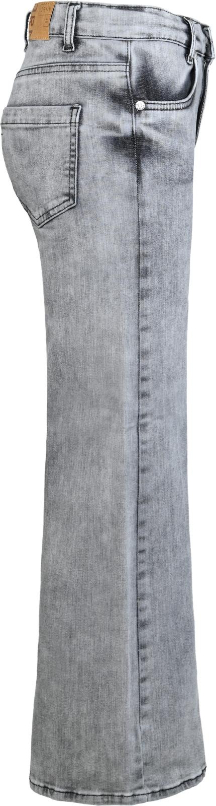 10_123213049577-1 Blue Effect Girls Wide Leg Jeans in Light Black - Schwarz