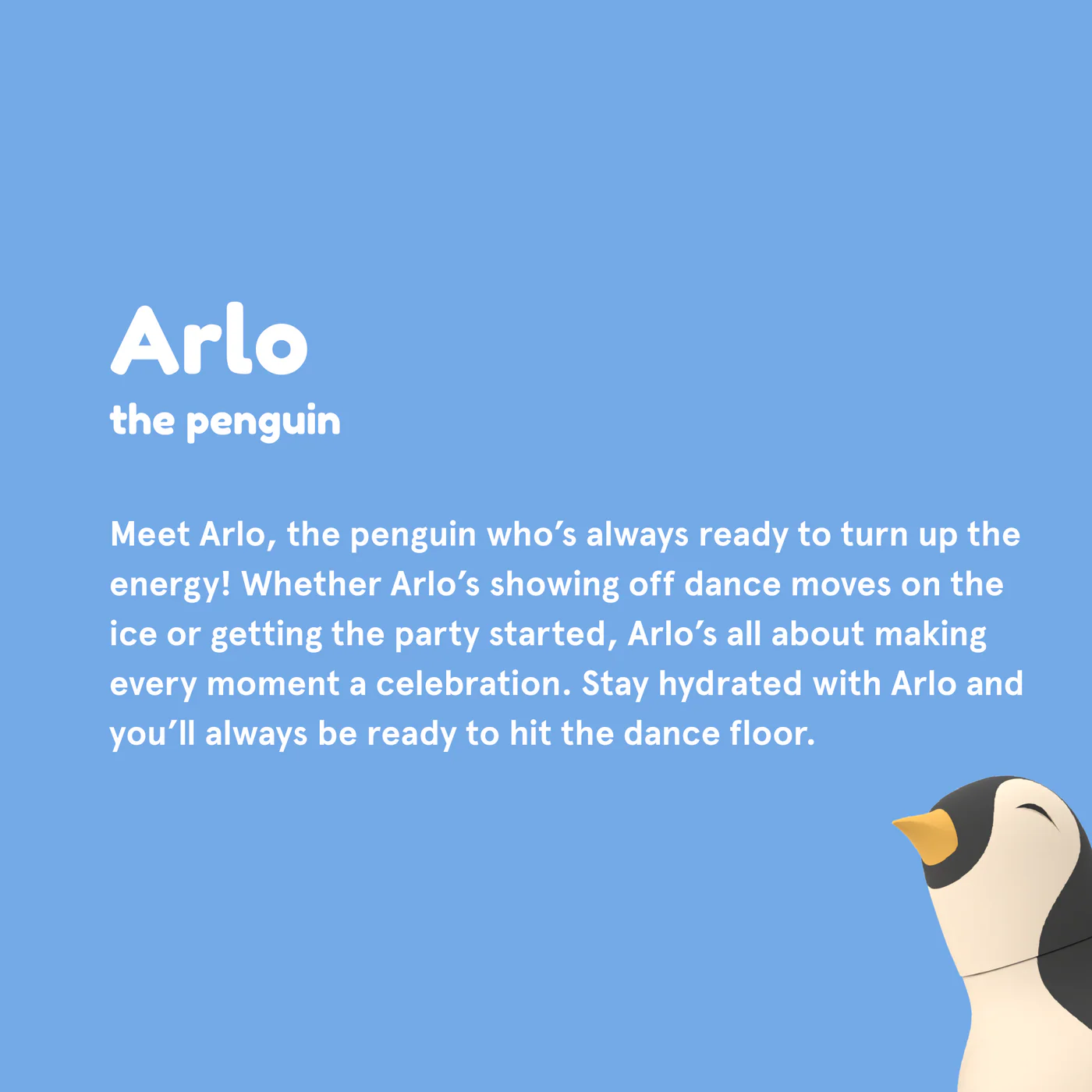 Asobu Bestie Trinkflasche - Arlo Penguin Asobu Bestie Trinkflasche - Arlo Penguin