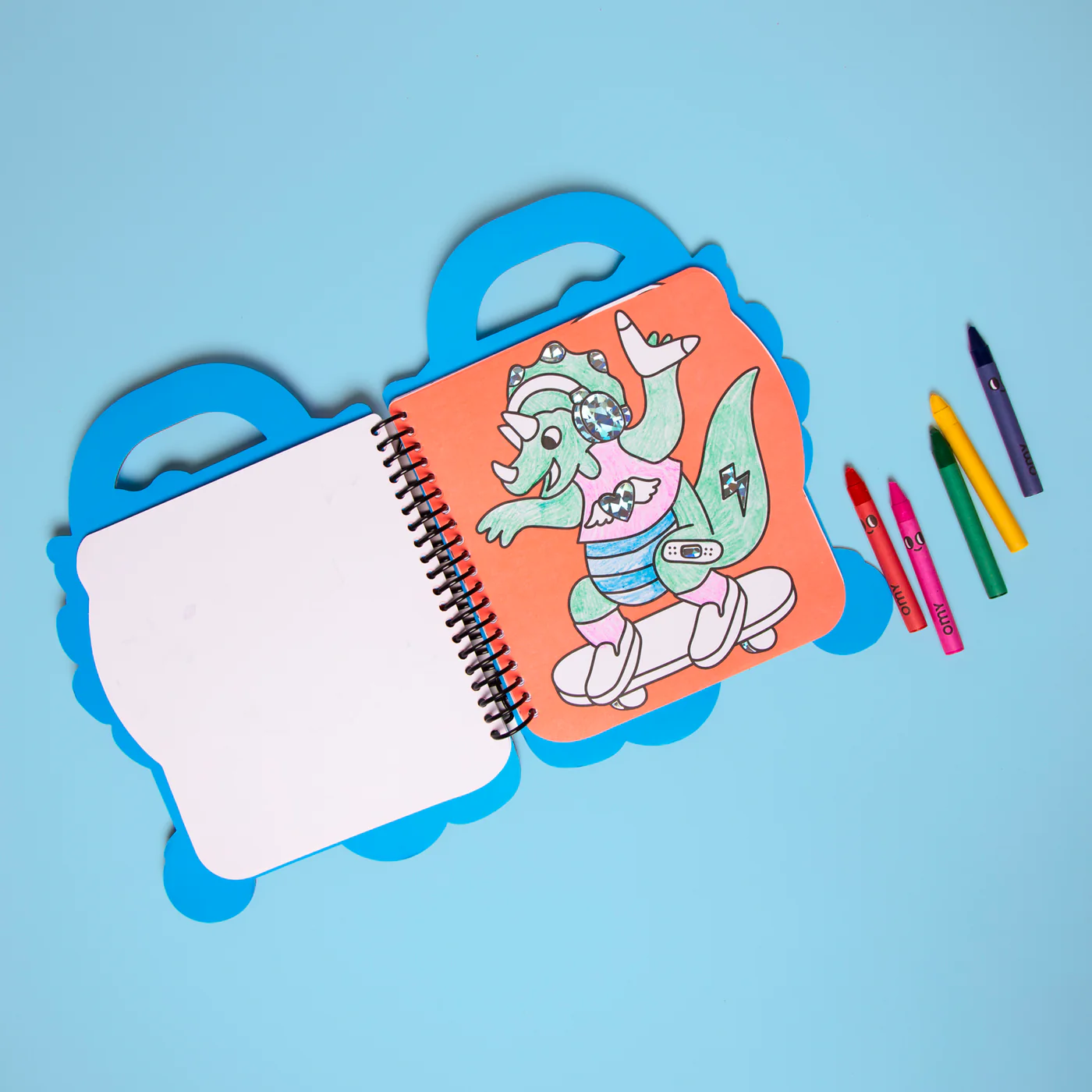 OMY Super Mal- & Stickerbuch To Go - Dino OMY Super Mal- & Stickerbuch To Go - Dino