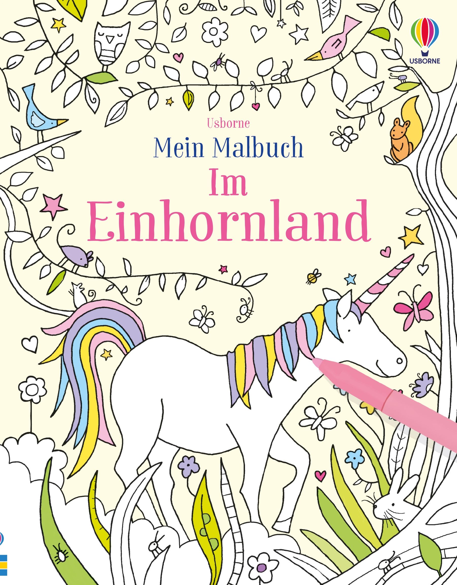 Usborne Mein Malbuch: Im Einhornland Usborne Mein Malbuch: Im Einhornland
