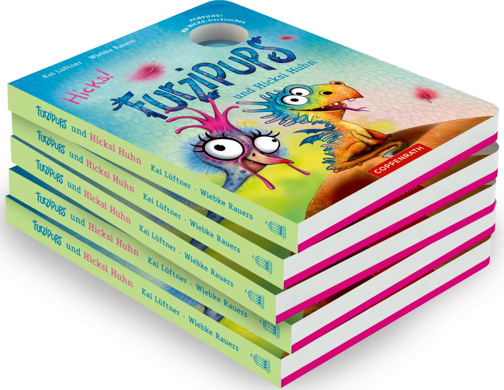Furzipups und Hicksi Huhn Pappbilderbuch