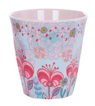 overbeck-and-friends-melamin-becher-lilly-rose-2 Overbeck & Friends Melamin Becher in Blau - Lilly-Rose