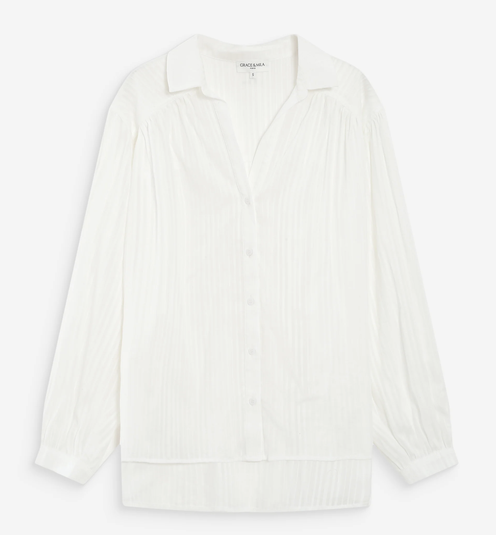 Grace & Mila Bluse Oversized - Ivoire Vibes 