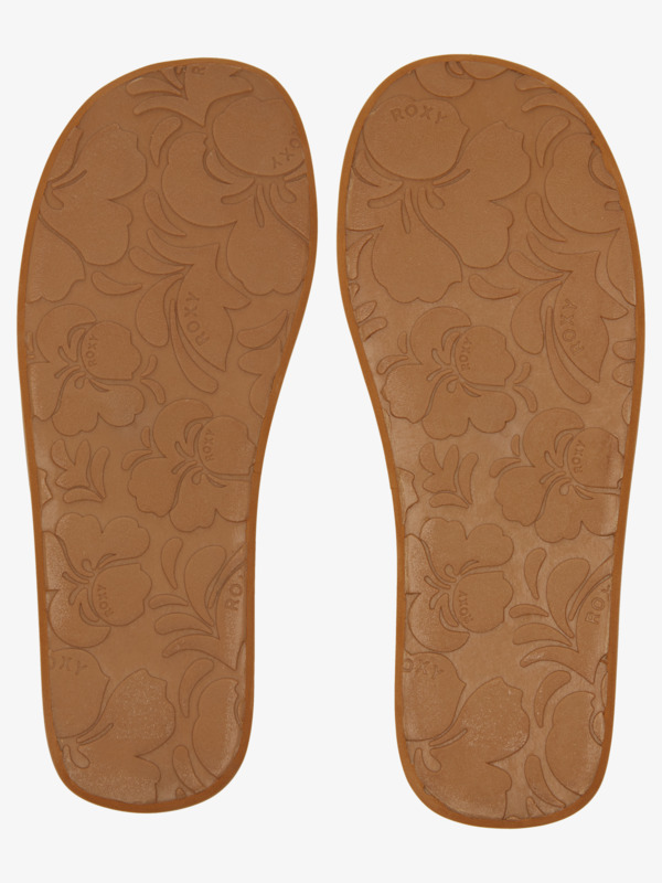 arjl101150_roxy-p_tan_bck1 Roxy Sunset Dreams Flip Flop Plateau Sandalen in Tan
