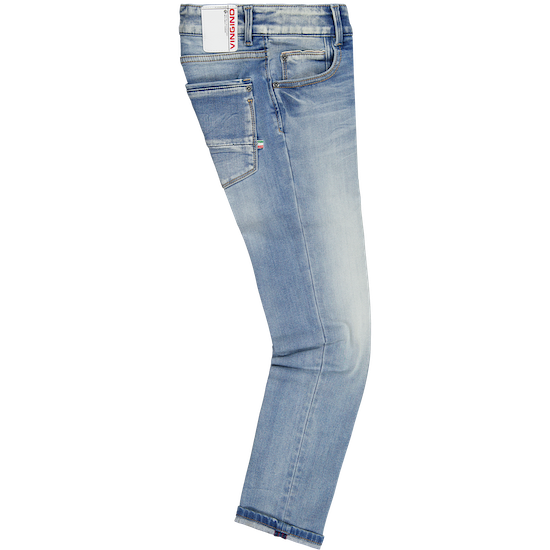 EF21KBD42001_AMOS_Old-Vintage_DETAIL1 Vingino Jeans Amos Super Soft Denim Hose in Old Vintage - Skinny Fit