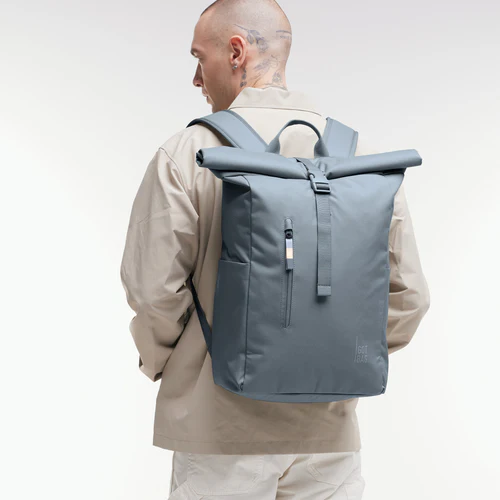GOT BAG ROLLTOP EASY MARLIN - Rolltop Rucksack in Marlin Grau Blau GOT BAG ROLLTOP EASY MARLIN - Rolltop Rucksack in Marlin Grau Blau