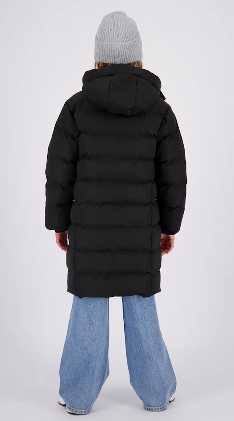 Vingino Tezia Long Mädchen Winterjacke Mantel Wasserdicht in Deep Black Schwarz Vingino Tezia Long Mädchen Winterjacke Mantel Wasserdicht in Deep Black Schwarz