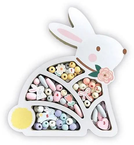 Sycomore Spielzeugperlen Holzperlen-Set - Hase ab 4 Jahren Sycomore Spielzeugperlen Holzperlen-Set - Hase ab 4 Jahren