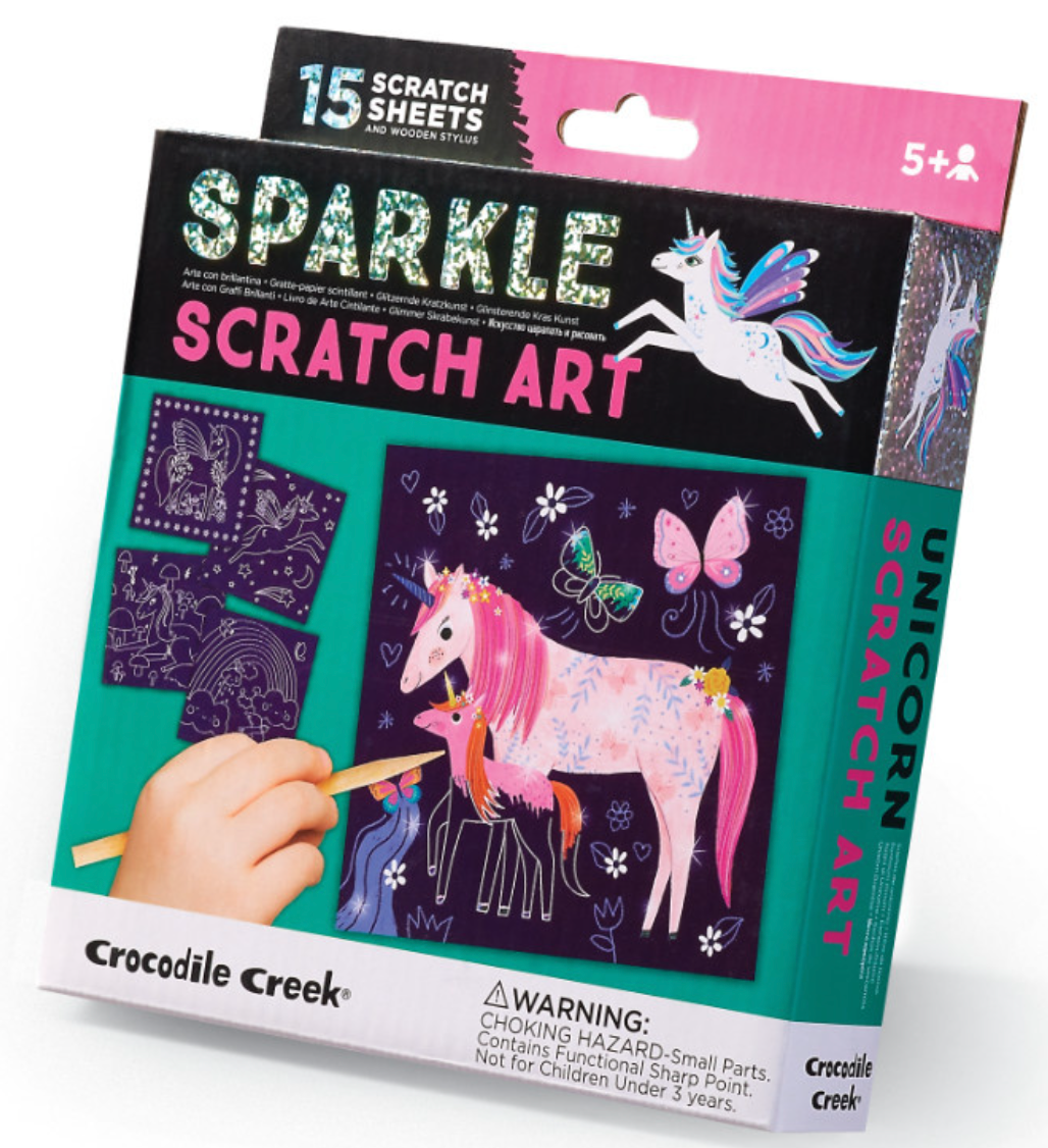Crocodile Creek Scratch Kratzbilder - Einhorn