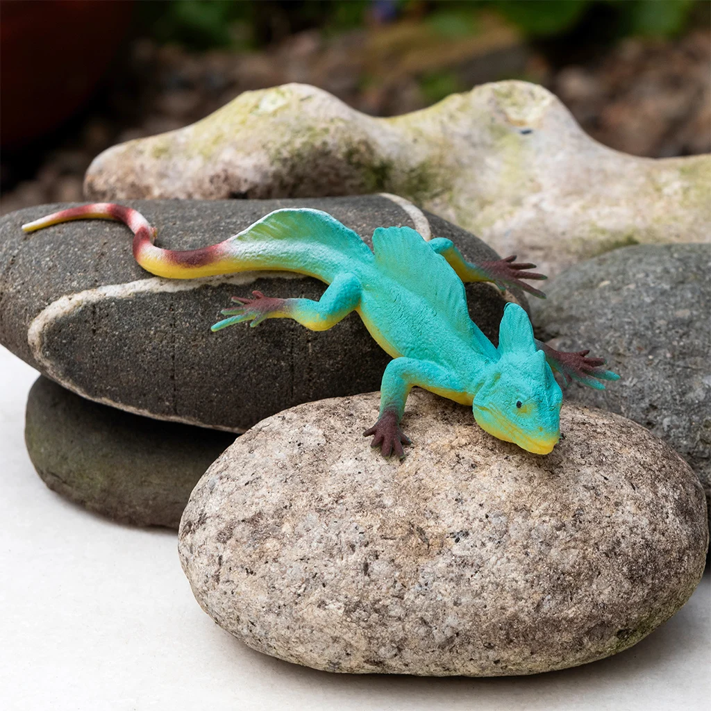 Rex London Realistische Spielzeug Eidechse - Double Crown Lizard Rex London Realistische Spielzeug Eidechse - Double Crown Lizard