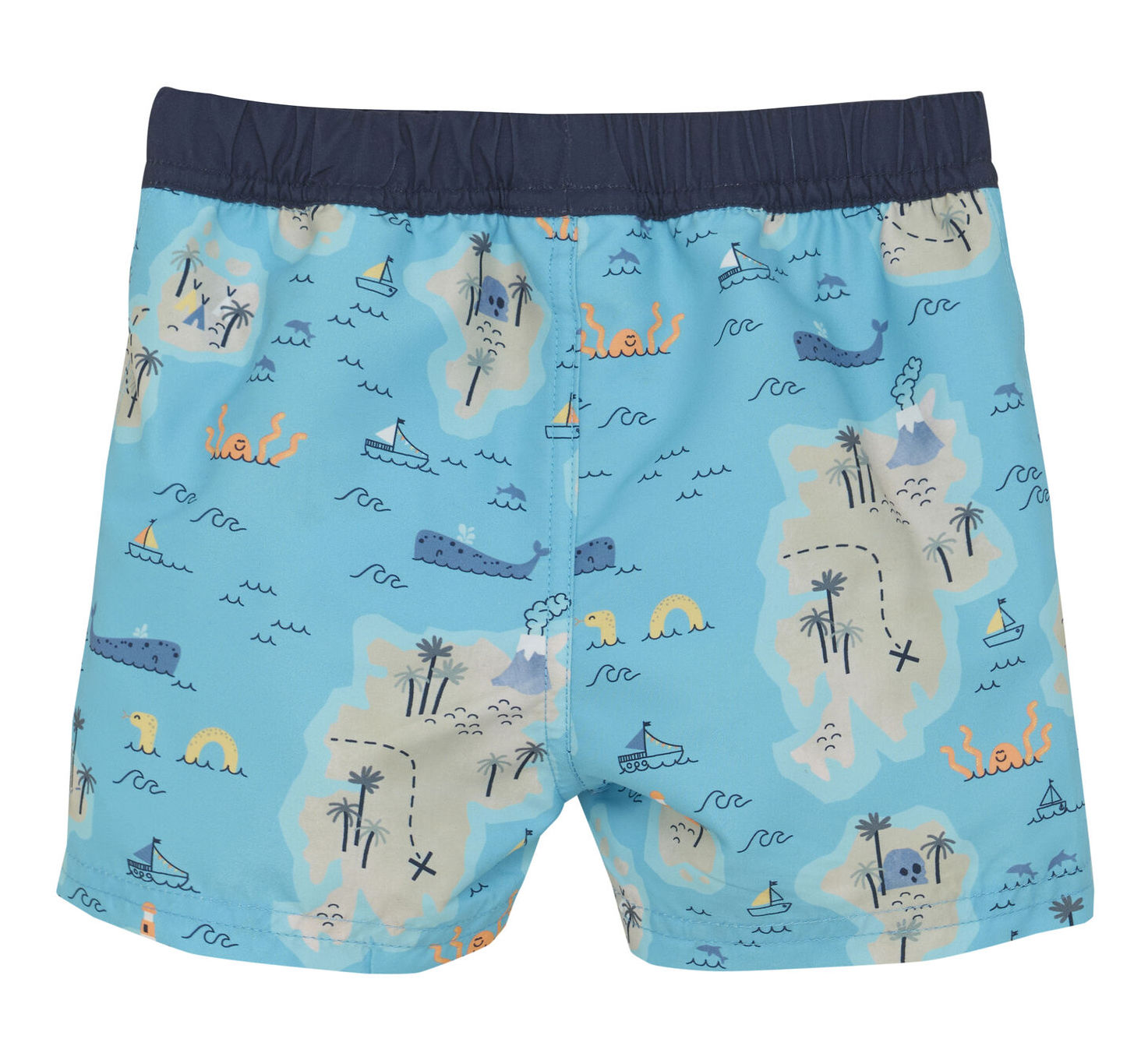 Color Kids Baby Badehose mit Schwimmwindel in Türkis Blau - Das Meer