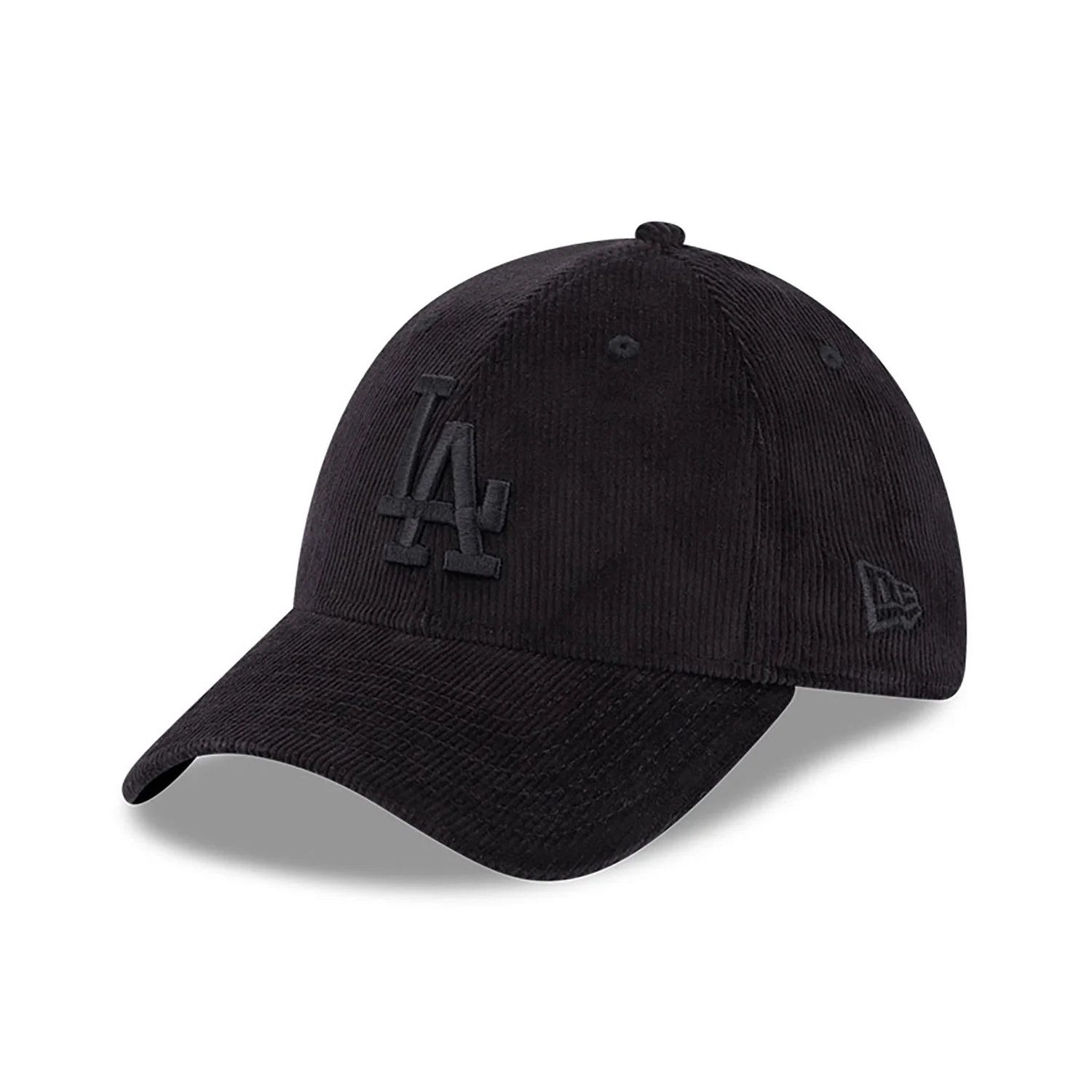New Era 39Thirty - LA Los Angeles Dodgers in Black/Black Kord