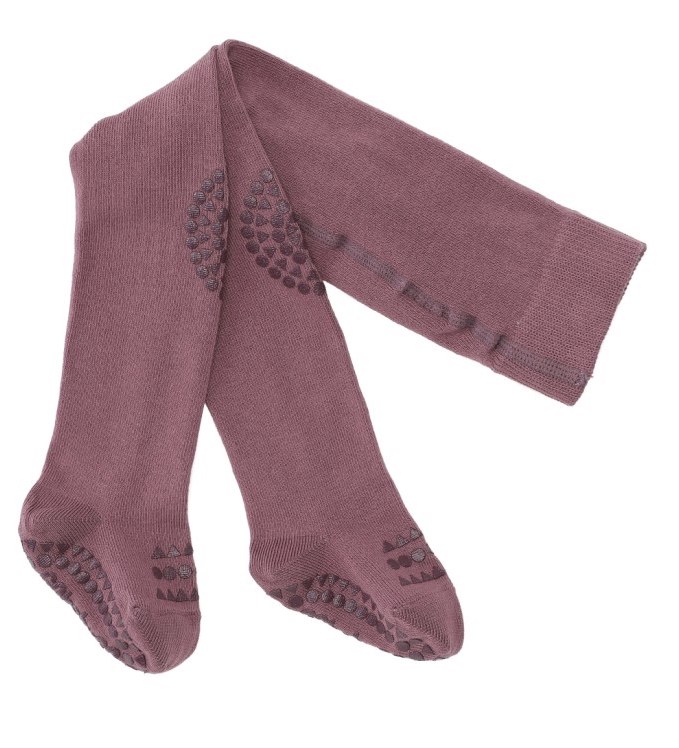 yeejwe0ljms4oqfbot6n GoBabyGo Grip Krabbel-Strumpfhose in Misty Plum