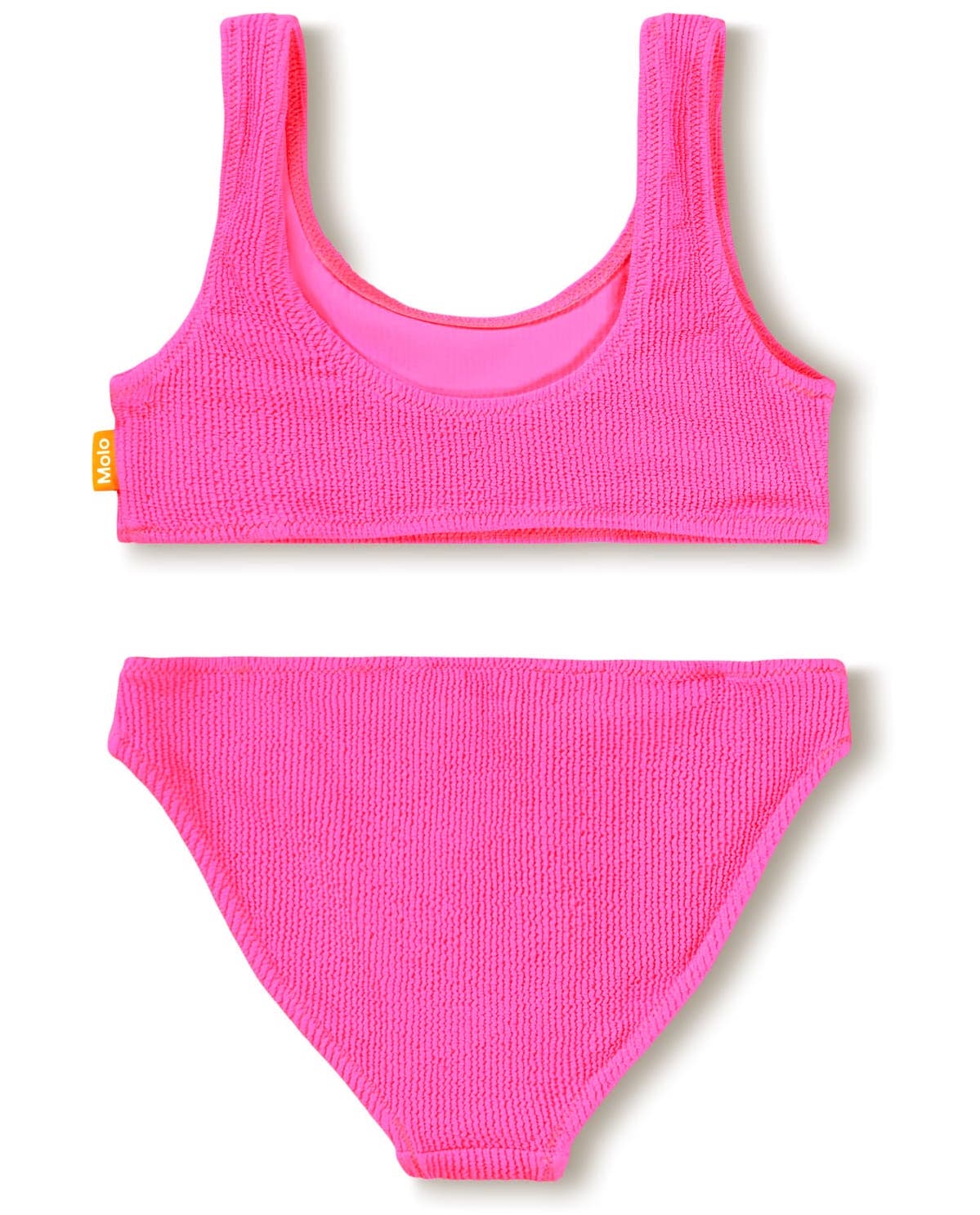 Molo Nolo Crinkle Bikini Sportlich in Neon Pink Molo Nolo Crinkle Bikini Sportlich in Neon Pink