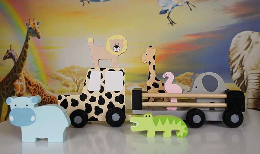 JaBaDaBaDo Holzspielzeug - Safari Jeep JaBaDaBaDo Holzspielzeug - Safari Jeep
