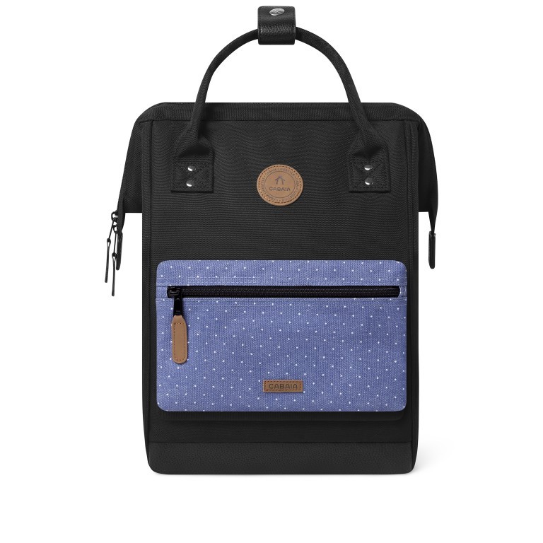 Cabaia Rucksack BERLIN Medium mit Laptop-Fach - Schwarz 