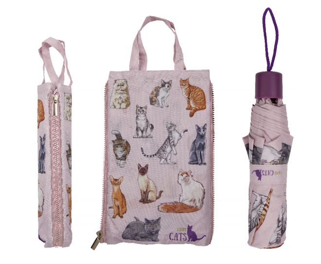 Coppenrath Spiegelburg Taschen Regenschirm & Duo Bag - I love Cats Regenschirm Katzenliebe Coppenrath Spiegelburg Taschen Regenschirm & Duo Bag - I love Cats Regenschirm Katzenliebe