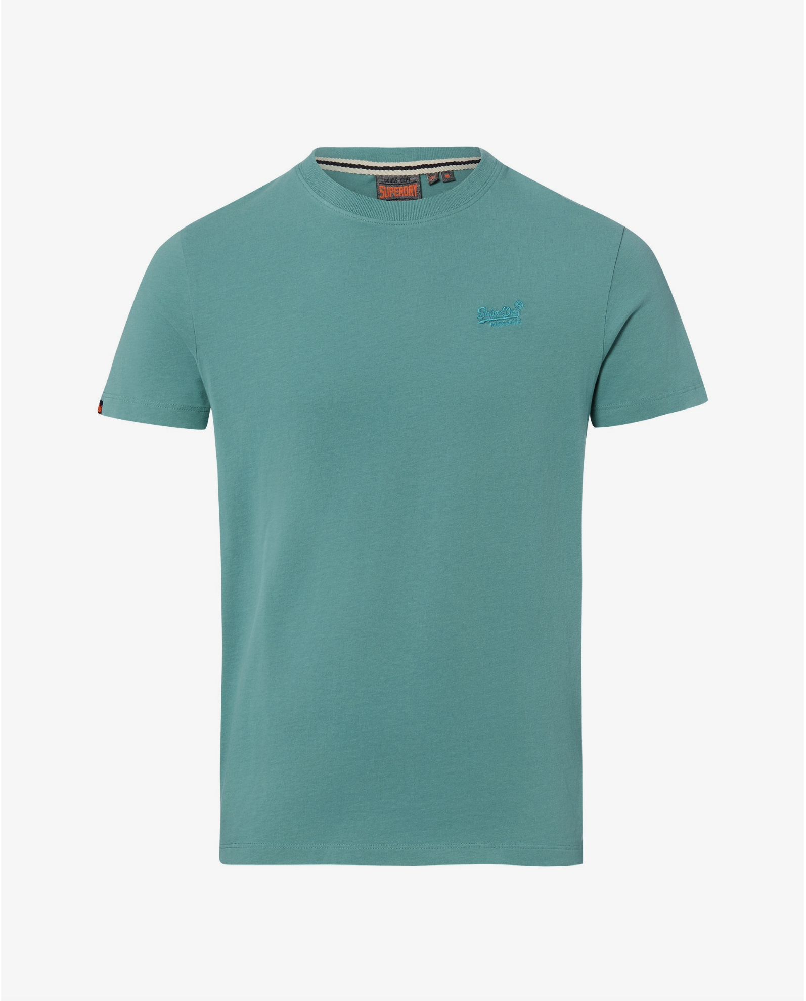 Superdry Herren T-Shirt mit Rundhals mit Vintage Logo - Teal 