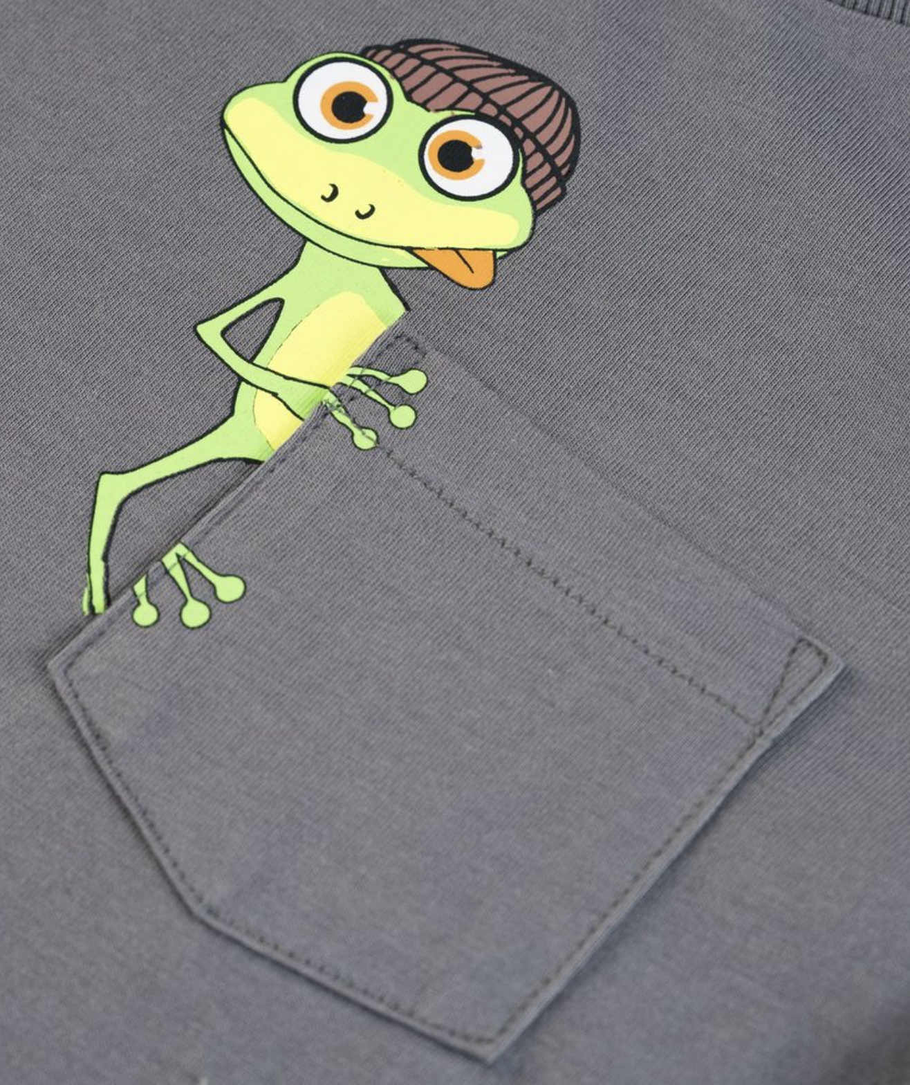 Someone FEDDE Langarm Shirt in Antracite Grau - Frosch Someone FEDDE Langarm Shirt in Antracite Grau - Frosch