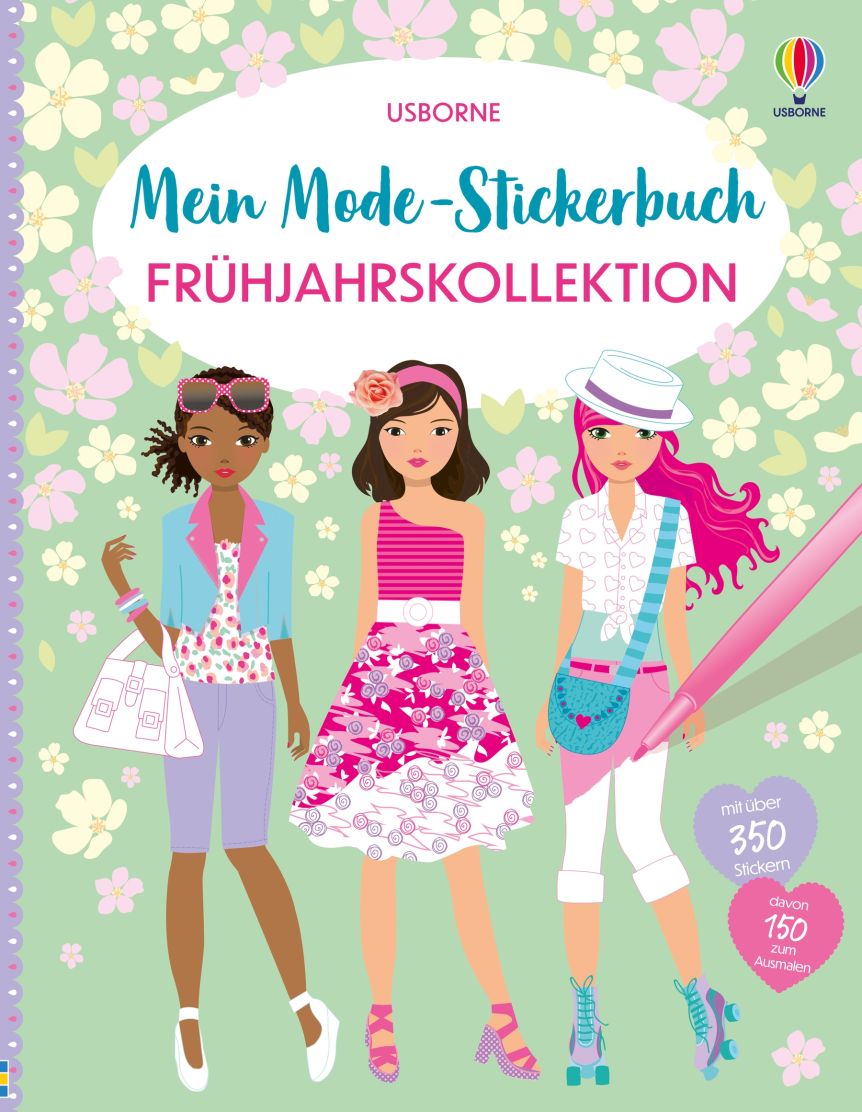 Usborne Mein Mode-Stickerbuch: Frühjahrskollektion Usborne Mein Mode-Stickerbuch: Frühjahrskollektion