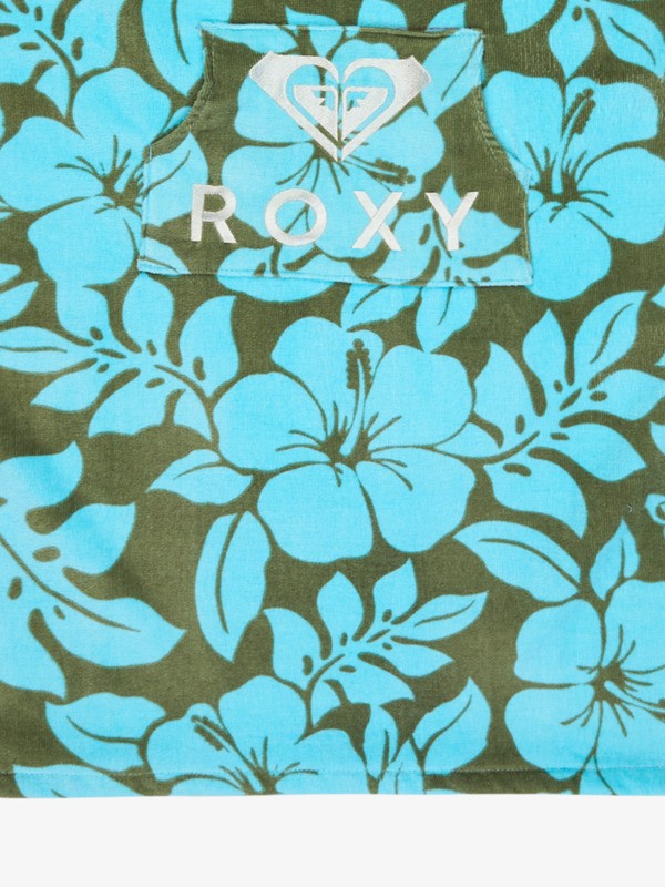Roxy Stay Magical Printed - Poncho Handtuch für Unisex - Hibiscus Blumen