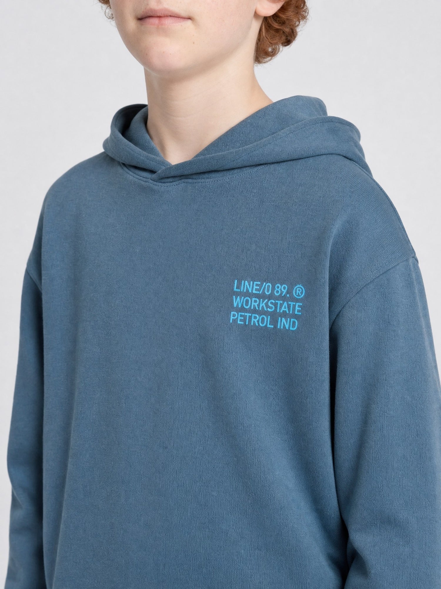 Petrol Industries Jungs Kapuzenpullover in Storm Blue - Stormblau