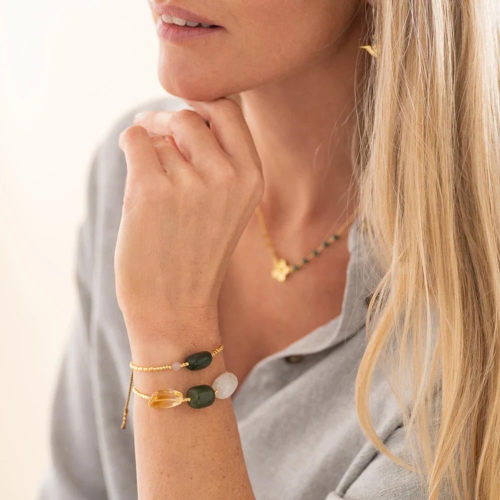 A Beautiful Story Desirable Mondstein Aventurin Kaneol Armband A Beautiful Story Desirable Mondstein Aventurin Kaneol Armband