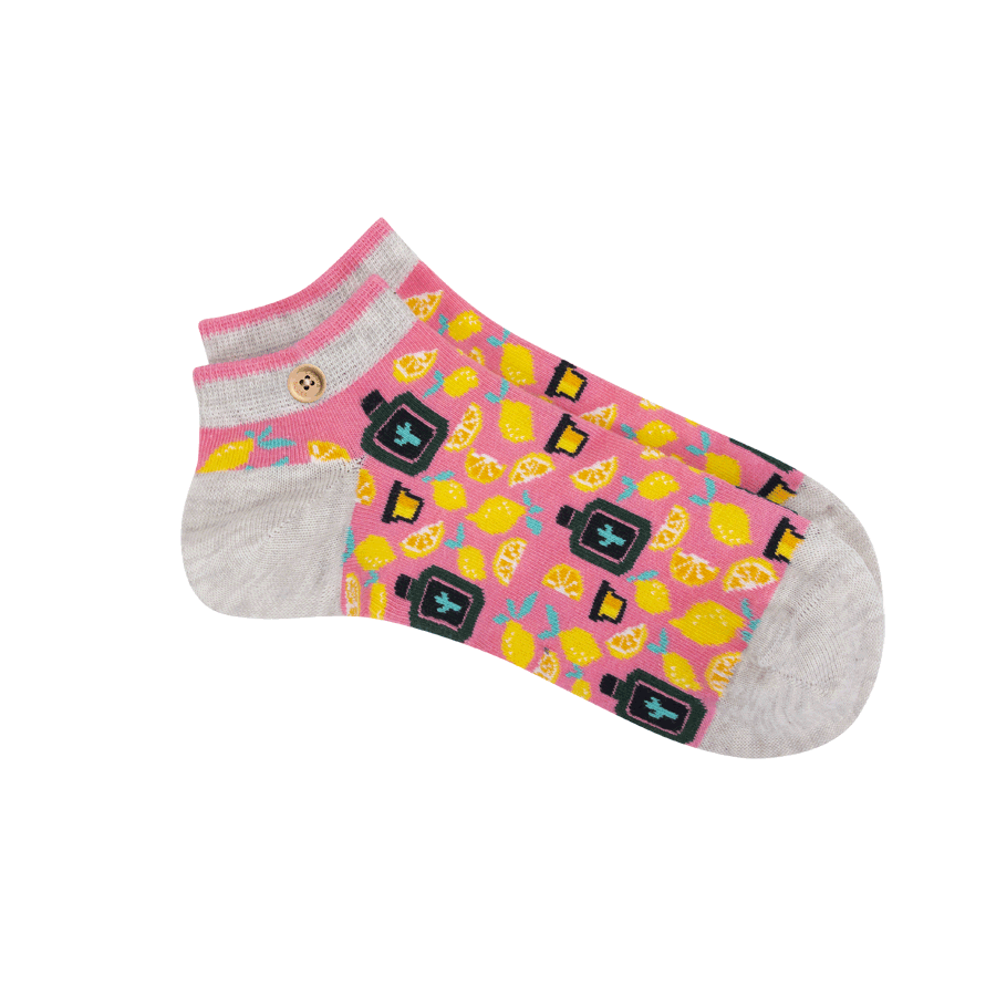GAC-CABAIA-SOCQUETTES-ANKLE-SOCKS-ATHENAIS-ET-CLAUDE-PINK-SS22-RGB-BD Cabaia Damen Sneaker Socken - ATHENAIS & CLAUDE - Tequila&Zitronen