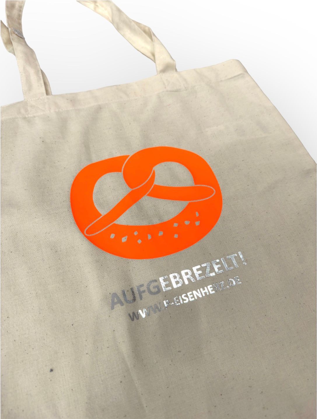 e783d67b-e79b-4efb-9039-20bfa370ab28-1 P.Eisenherz Tragetasche Jute Aufgebrezelt - Neon Orange