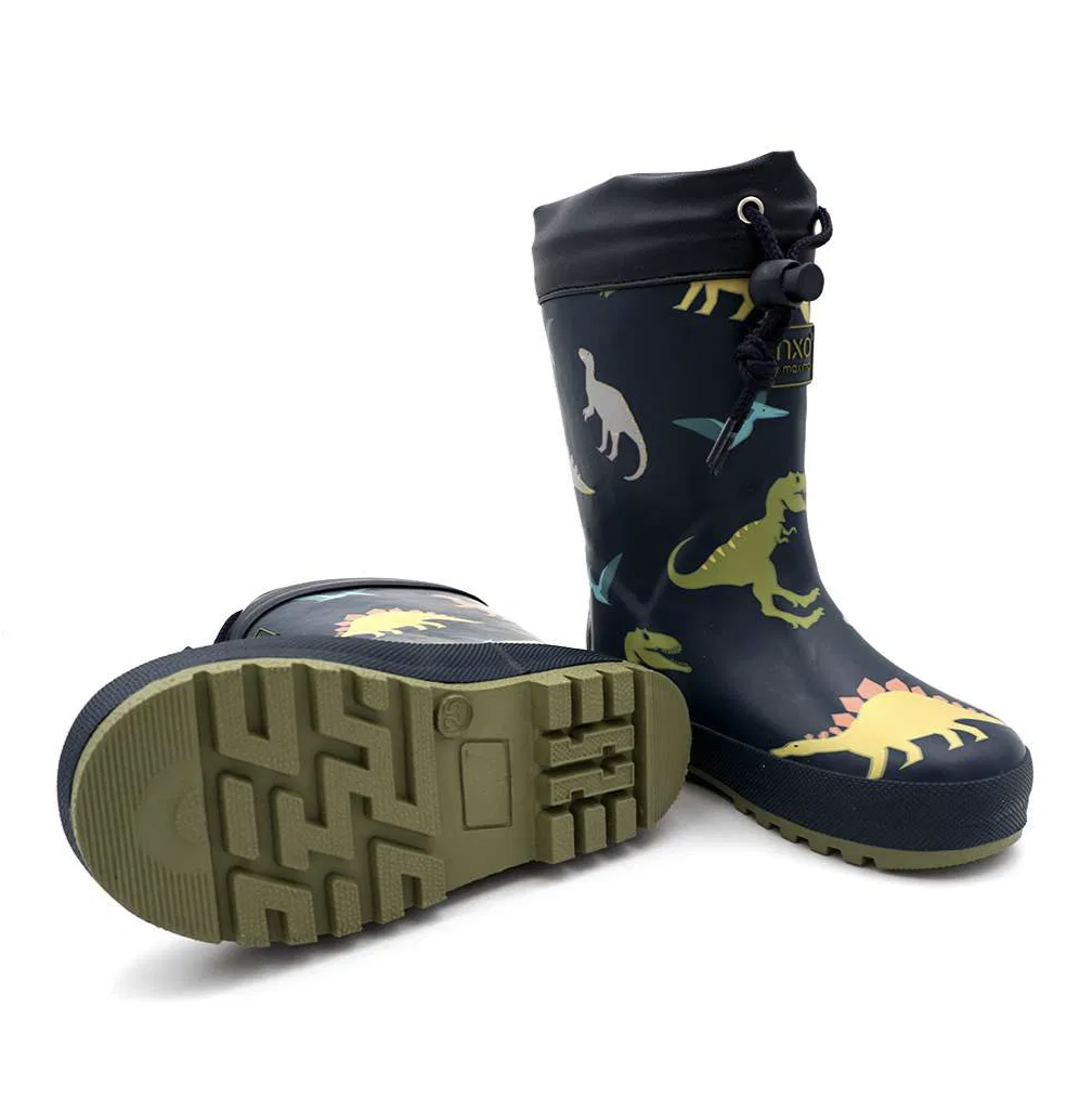 Maximo Regenstiefel mit Reflekt 3M, Stulpe & Winterfutter - allover Dino Maximo Regenstiefel mit Reflekt 3M, Stulpe & Winterfutter - allover Dino