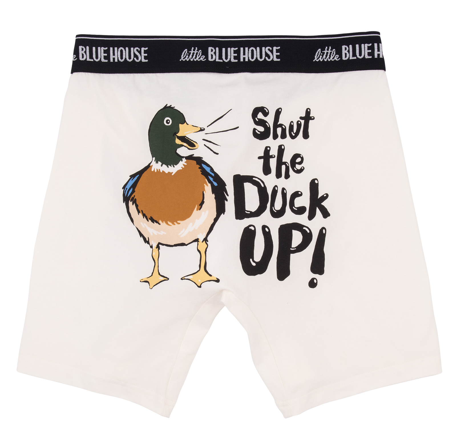 BXCDWIDU006 Little Blue House Boxer Short Unterhose - Shut the Duck Up