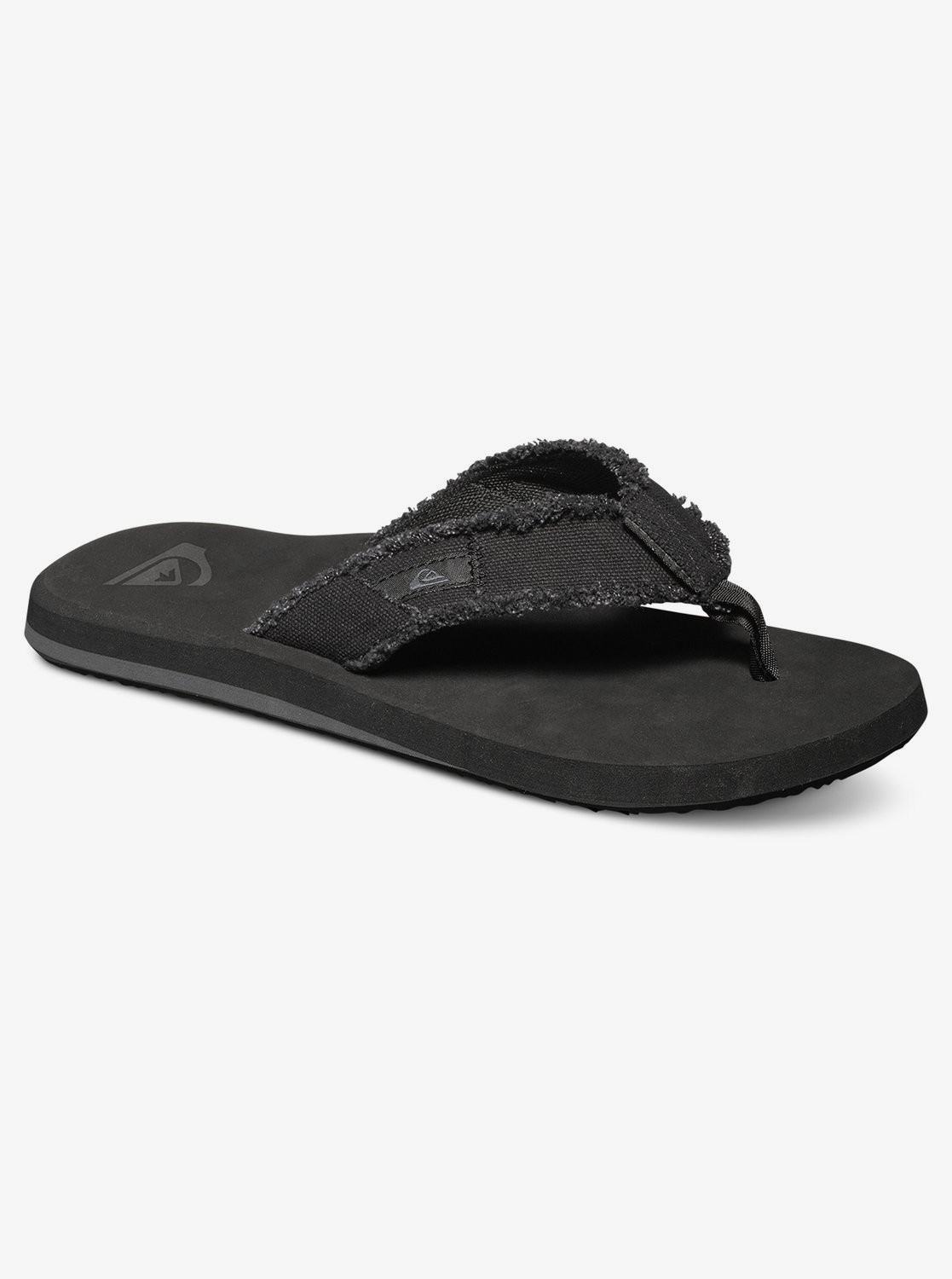 aqyl100047_monkeyabyss-p_xkkc_frt1 Quiksilver Flip Flop in Schwarz mit Fransen - Monkey Abyss