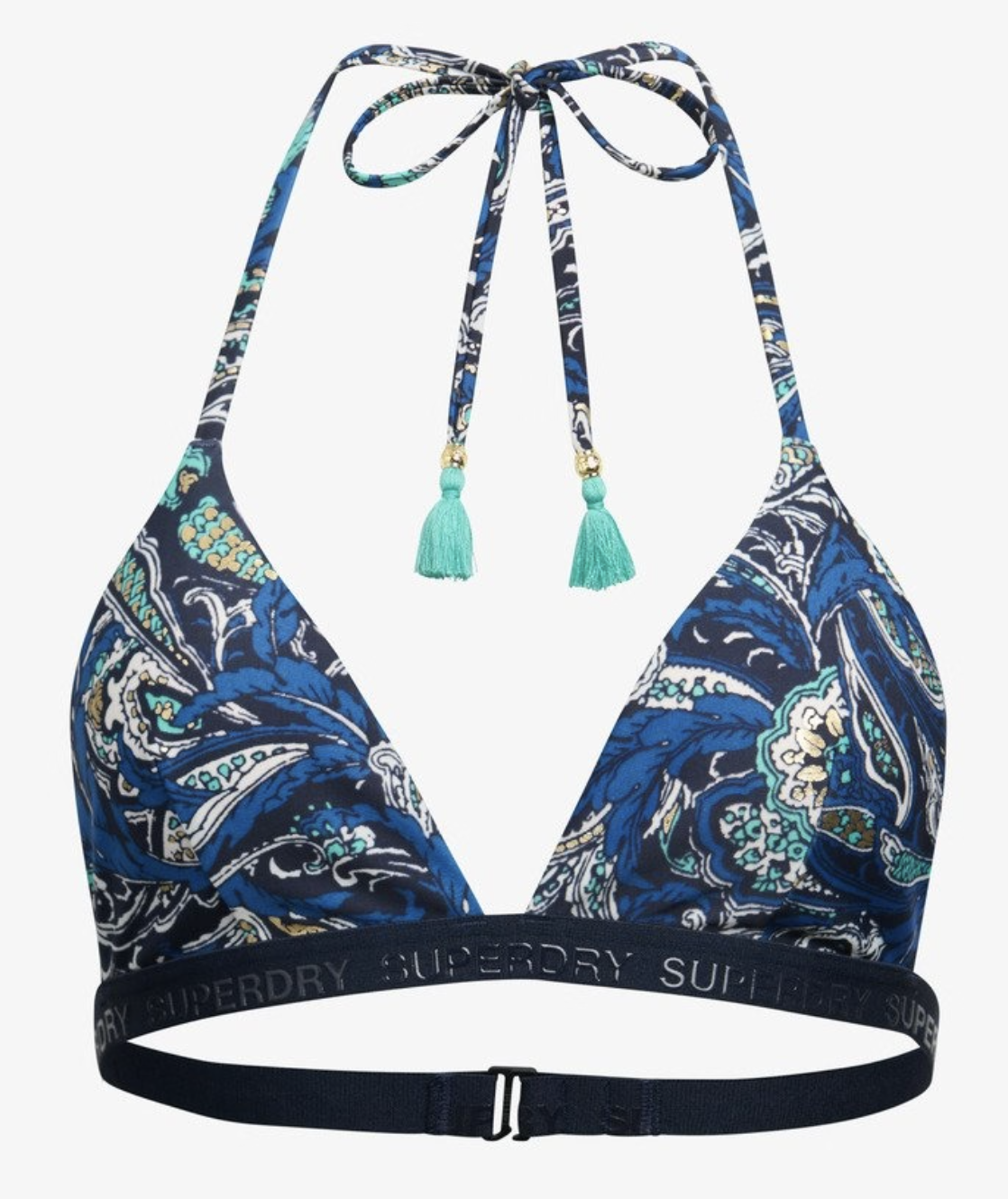 Superdry Damen Bikini Top in Blau Superdry Damen Bikini Top in Blau
