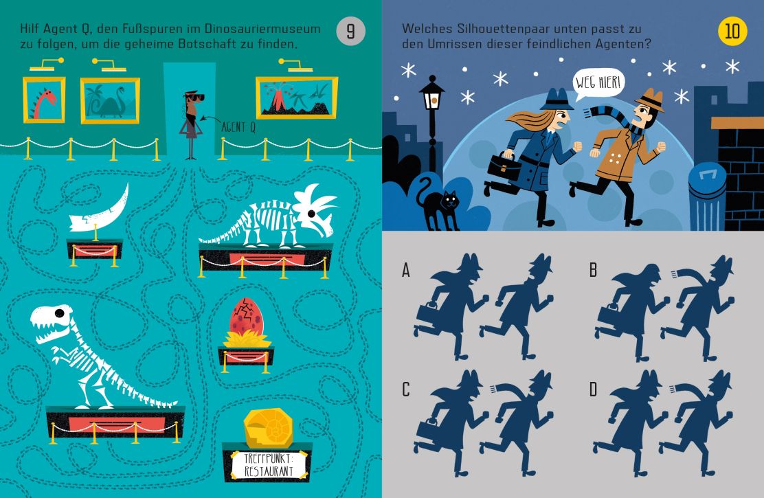 Usborne Minis - Auf geheimer Mission! Knobeleien für Spione