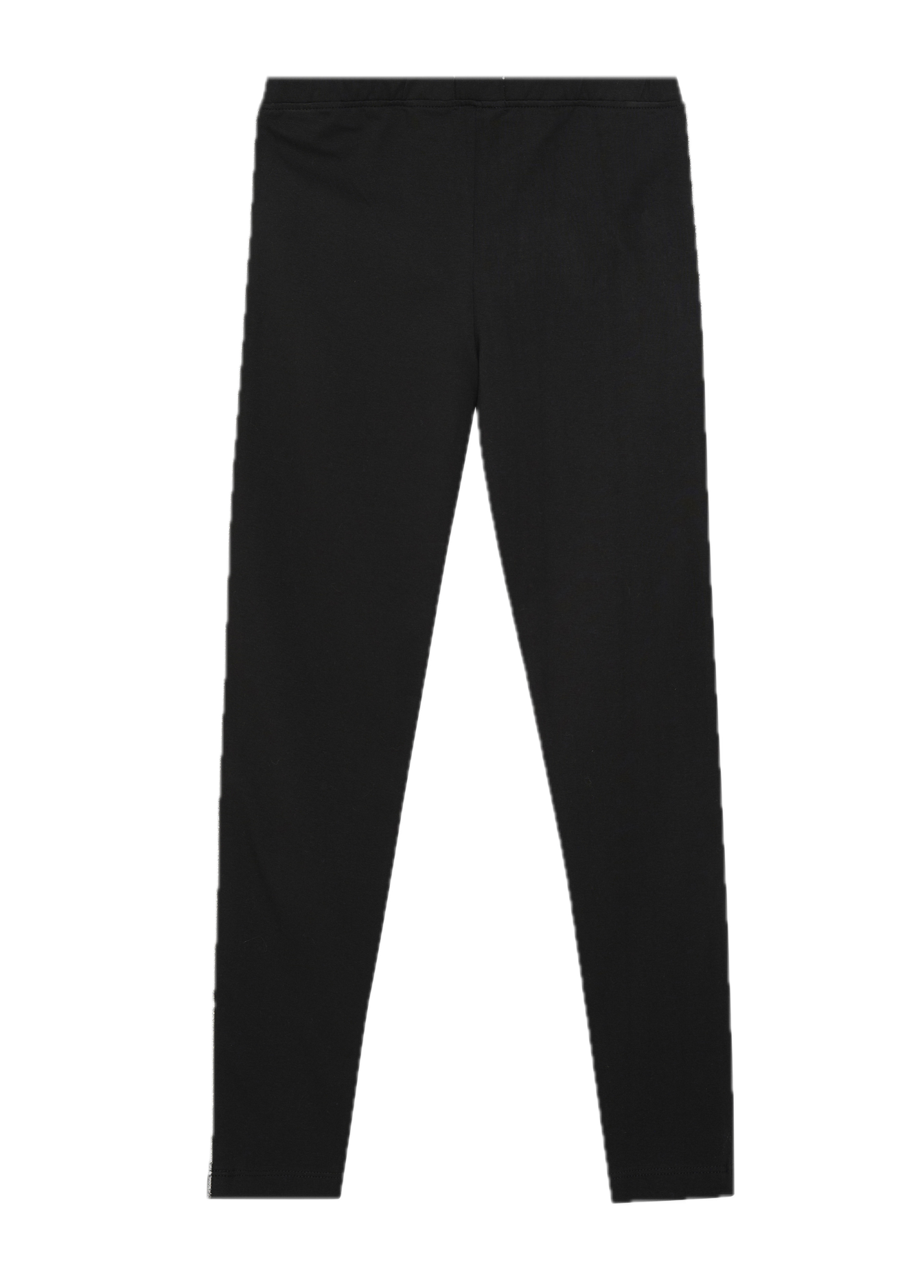 Creamie Leggings in Schwarz mit silbernen Glitzer Streifen