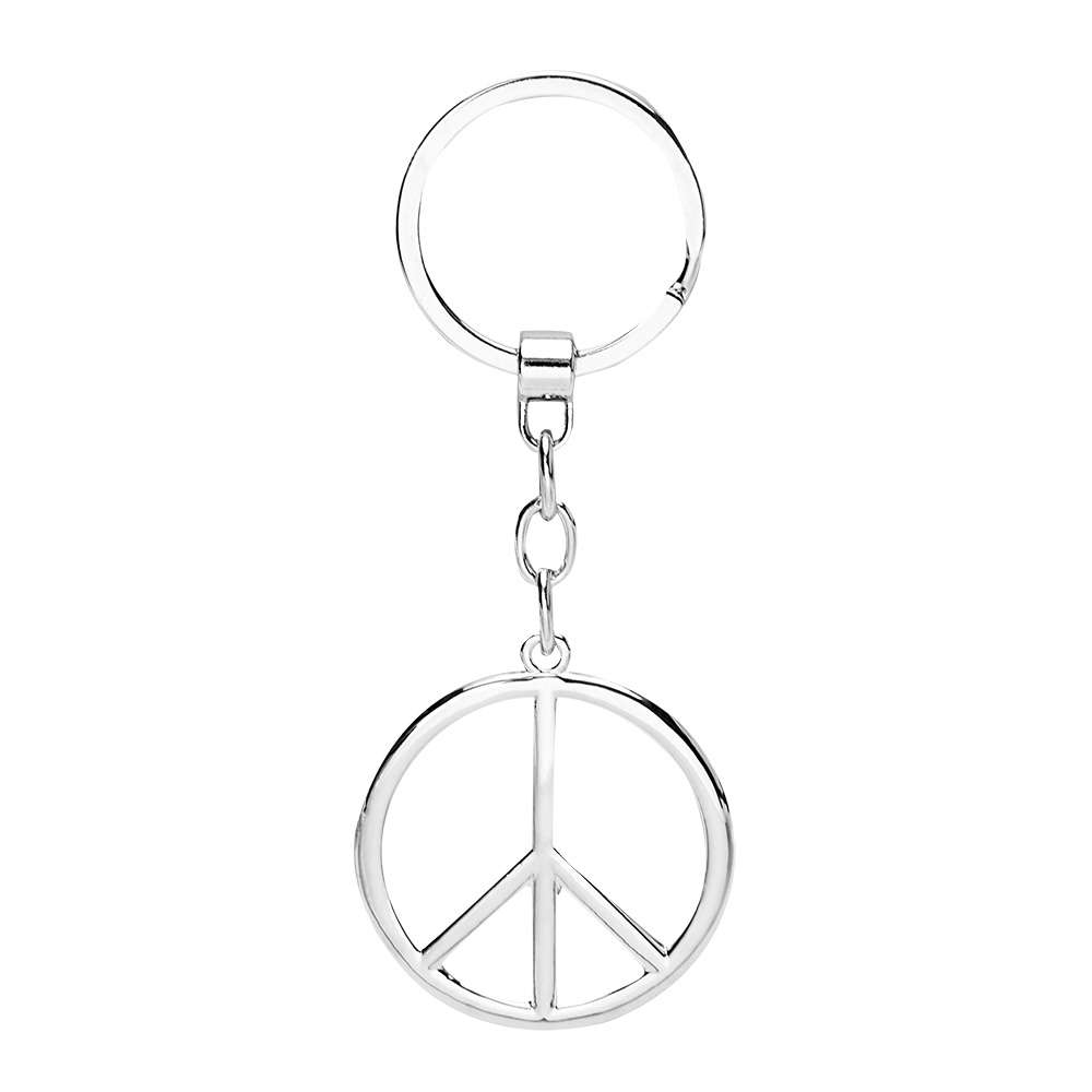 Schlüsselanhänger in Silber - Peace