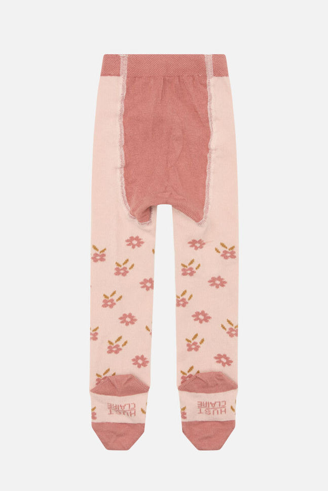 334-00448-44159-3322_2b-medium Hust & Claire Strumpfhose Frankie in Rosa - Blumen