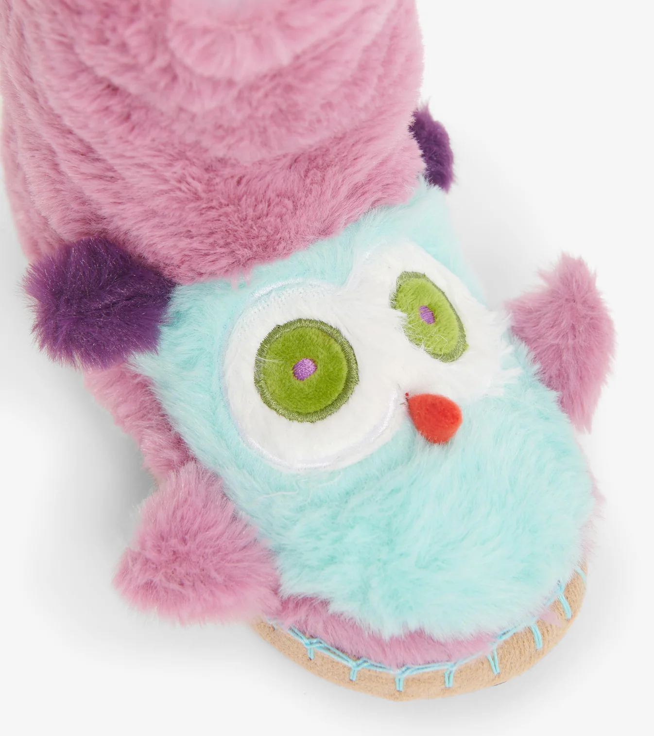 Little Blue House Kinder Fuzzy Fell Hausschuhe - Owl - Eule Little Blue House Kinder Fuzzy Fell Hausschuhe - Owl - Eule