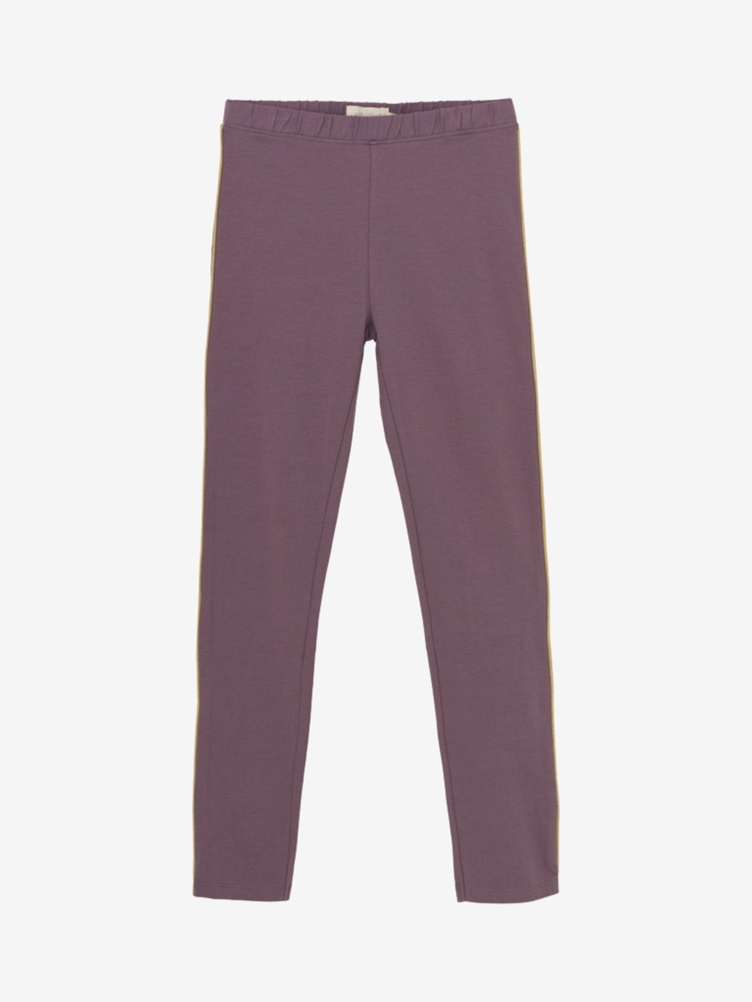 Creamie Sweatleggings mit goldenem Zierstreifen in zartem Lila/Rosé (Flint)