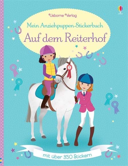 STICKERBUCH-AUF-DEM-REITERHOF Usborne Anziehpuppen-Stickerbuch: Auf dem Reiterhof