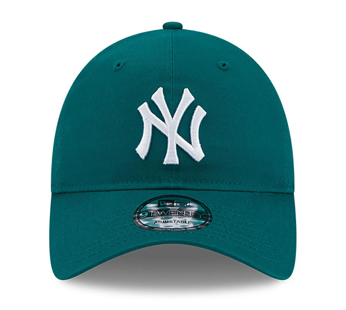 new-york-yankees-league-essential-green-9twenty-adjustable-cap-60364413-center New Era New York Yankees League Essential 9FORTY Verstellbare Cap in Grün