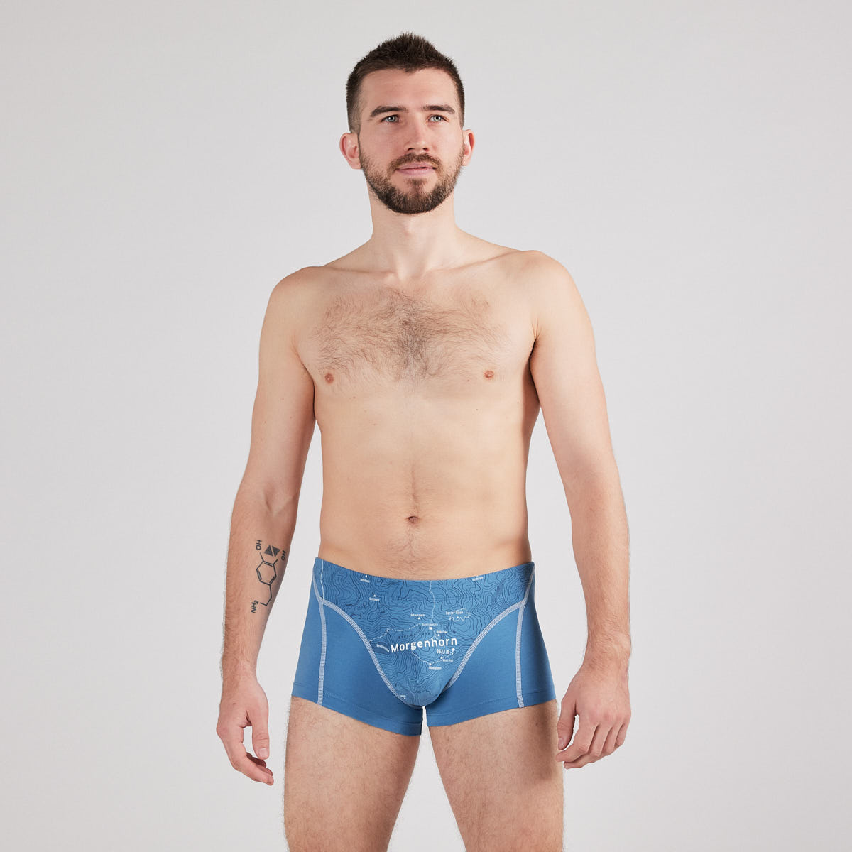 ESFE Alpine Bio-Wäsche Herren Boxer in Himmelblau - MORGENHORN