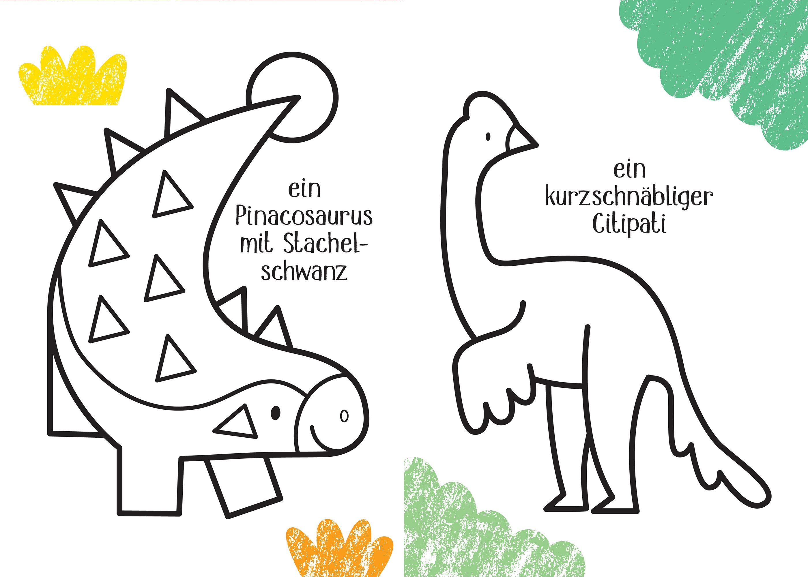 Usborne Kleine Kreativ-Werkstatt - Ganz einfach ausmalen: Dinosaurier Usborne Kleine Kreativ-Werkstatt - Ganz einfach ausmalen: Dinosaurier