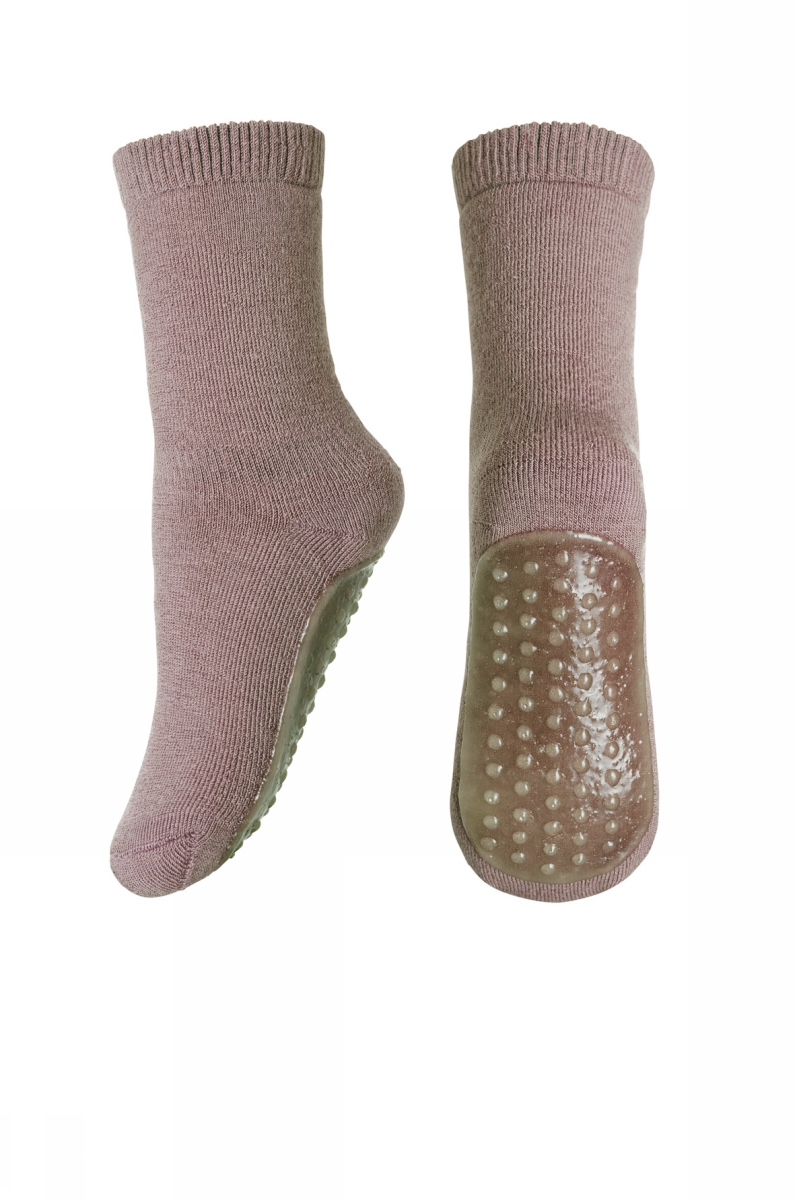 7951_188_TWO MP Denmark Stoppersocken Merinowolle in Altrosa