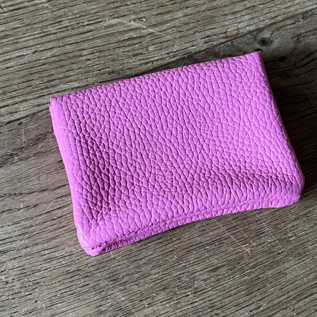 BFF Soft Leder Geldbeutel in Bubble Gum Pink - Klein