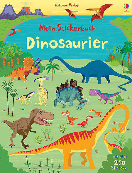 9781782325253 Usborne Mein Stickerbuch - Dinosaurier