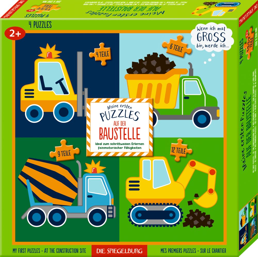 Meine 1. Puzzles - Auf der Baustelle
